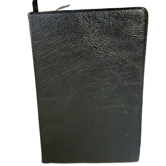 Regency 883MC Holy Bible King James Version Black Leather Bound Concordance 9" x - Picture 2 of 13